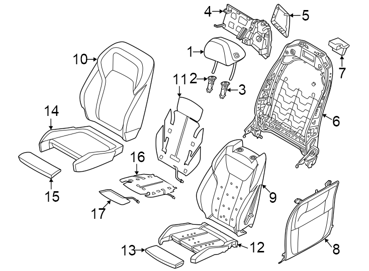 13Seats & tracks. Passenger seat components.https://images.simplepart.com/images/parts/motor/fullsize/1928471.png