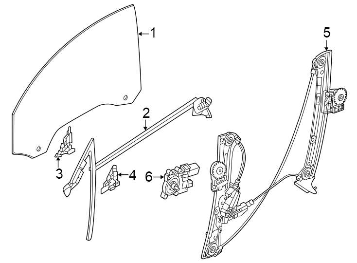 6Door. Glass & hardware.https://images.simplepart.com/images/parts/motor/fullsize/1928546.png