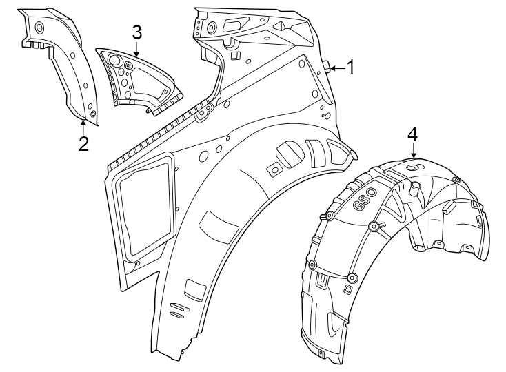 3Quarter panel. Inner structure.https://images.simplepart.com/images/parts/motor/fullsize/1928576.png
