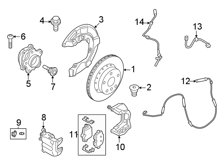 10Rear suspension. Brake components.https://images.simplepart.com/images/parts/motor/fullsize/1928596.png