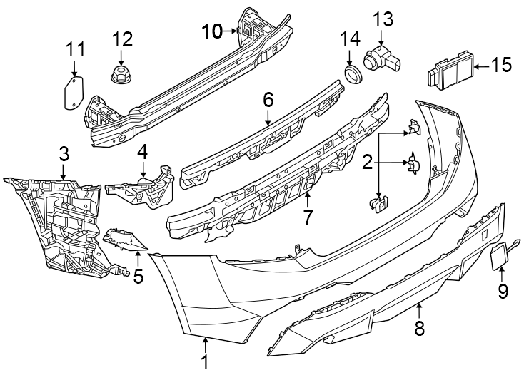 6Rear bumper. Bumper & components.https://images.simplepart.com/images/parts/motor/fullsize/1928681.png