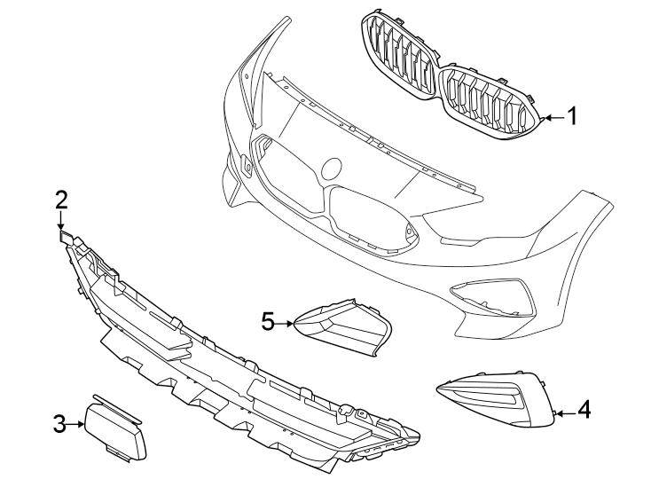 1Front bumper & grille. Grille & components.https://images.simplepart.com/images/parts/motor/fullsize/1929015.png