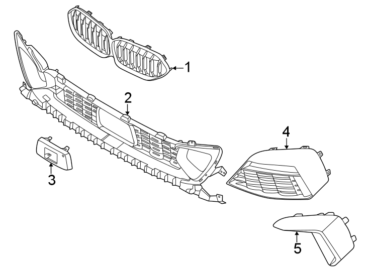 4Front bumper & grille. Grille & components.https://images.simplepart.com/images/parts/motor/fullsize/1929040.png