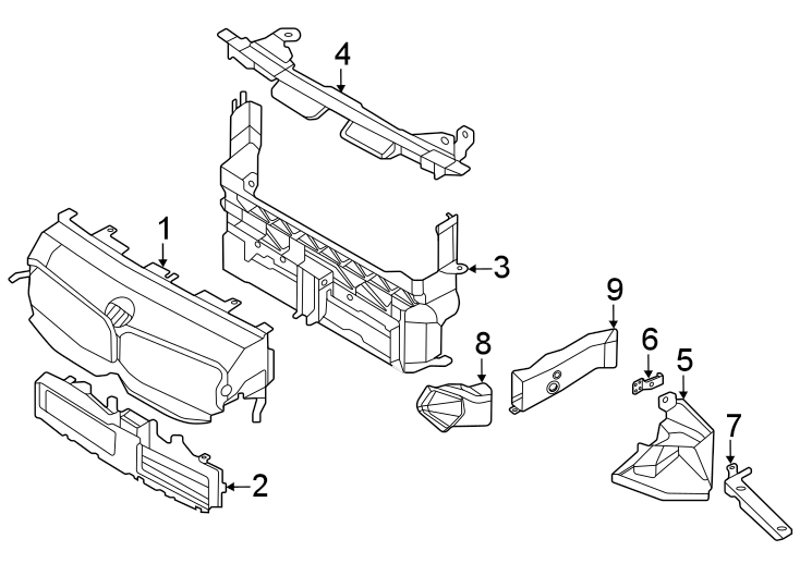 2Radiator support. Air intake.https://images.simplepart.com/images/parts/motor/fullsize/1929065.png