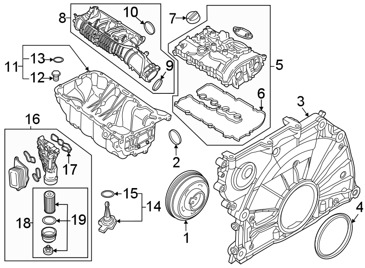 Engine parts.