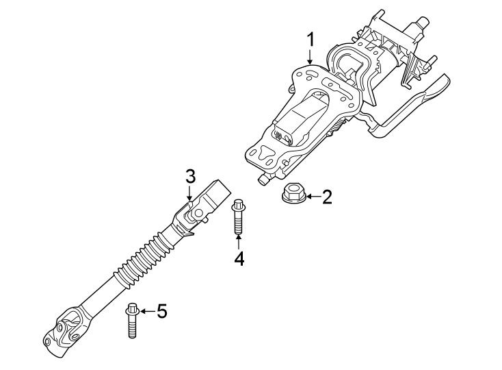 Steering column assembly.