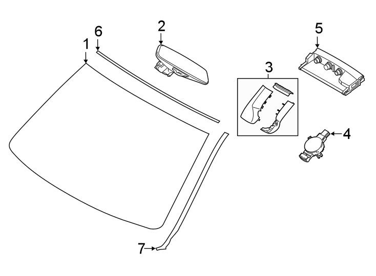 2Windshield. Glass. Reveal moldings.https://images.simplepart.com/images/parts/motor/fullsize/1929350.png