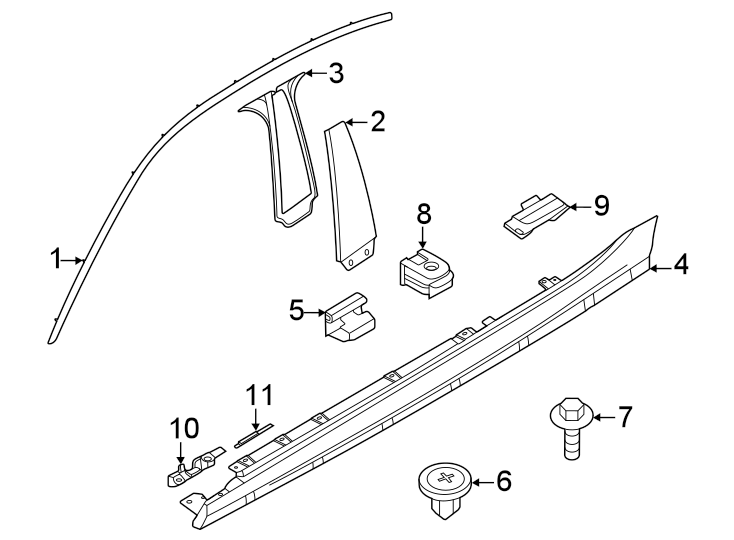 1Pillars. Rocker & floor. Exterior trim.https://images.simplepart.com/images/parts/motor/fullsize/1929530.png