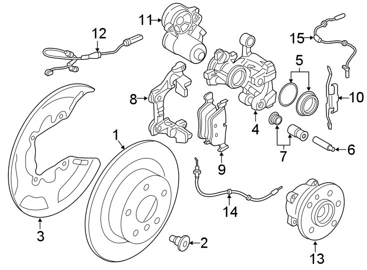 13Rear suspension. Brake components.https://images.simplepart.com/images/parts/motor/fullsize/1929625.png