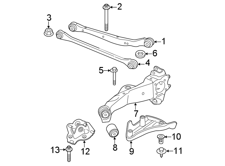 12Rear suspension. Suspension components.https://images.simplepart.com/images/parts/motor/fullsize/1929635.png