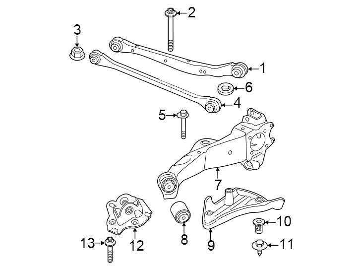 9Rear suspension. Suspension components.https://images.simplepart.com/images/parts/motor/fullsize/1929636.png