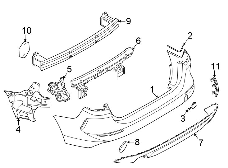 5Rear bumper. Bumper & components.https://images.simplepart.com/images/parts/motor/fullsize/1929740.png