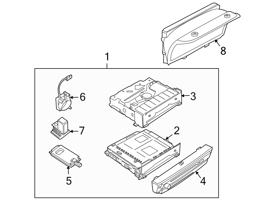 NAVIGATION SYSTEM COMPONENTS.