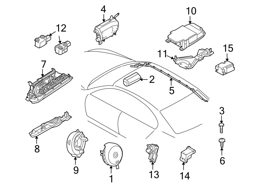 RESTRAINT SYSTEMS. AIR BAG COMPONENTS.