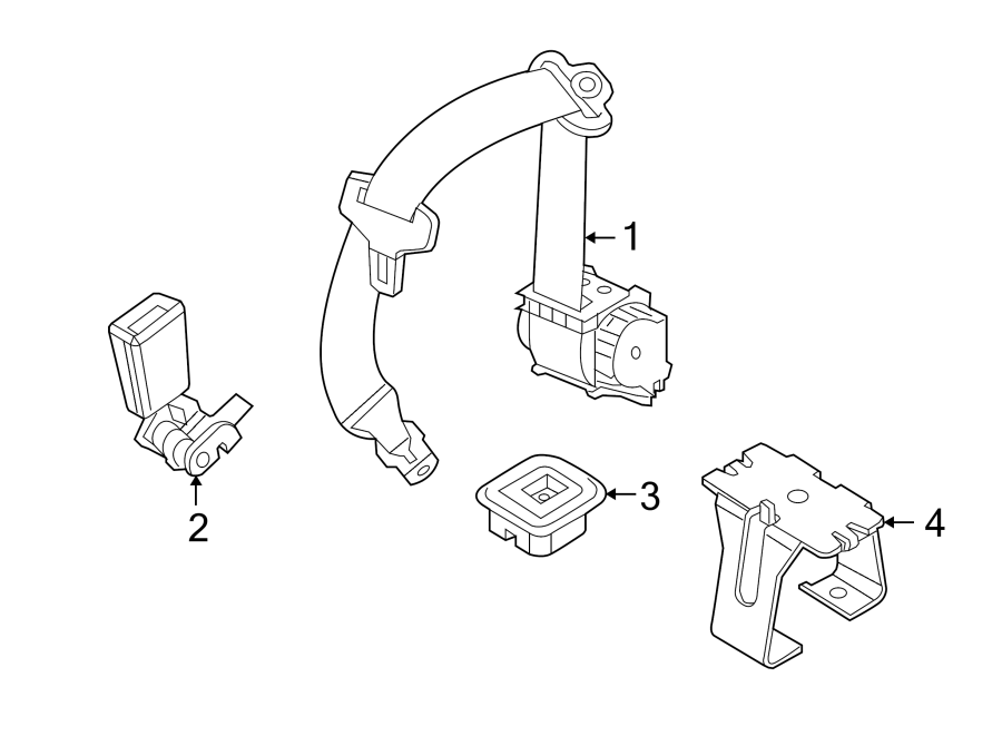 RESTRAINT SYSTEMS. REAR SEAT BELTS.