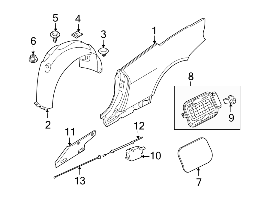 QUARTER PANEL & COMPONENTS.