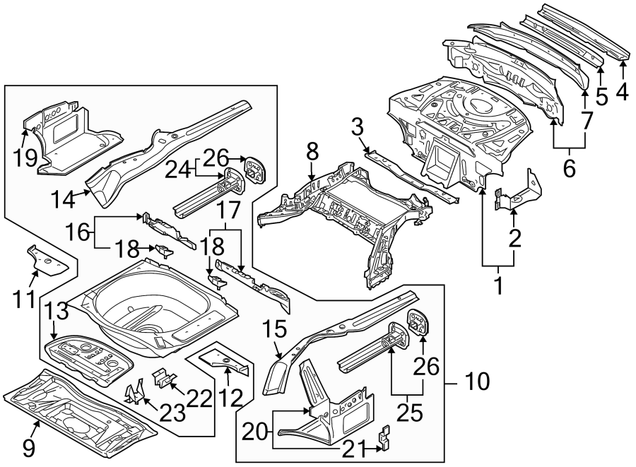 REAR BODY & FLOOR.