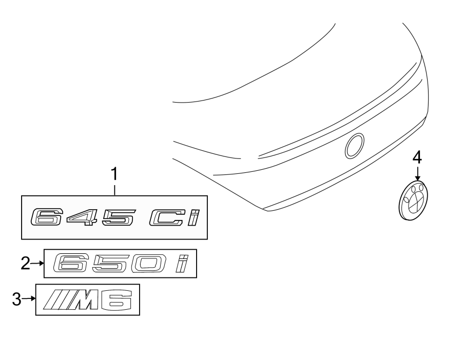 TRUNK LID. EXTERIOR TRIM.