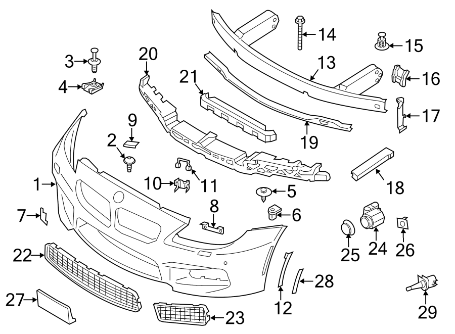 12Front bumper. Bumper & components.https://images.simplepart.com/images/parts/motor/fullsize/1931025.png