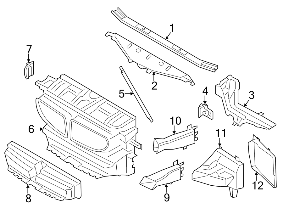 RADIATOR SUPPORT.