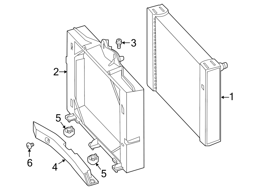 RADIATOR & COMPONENTS.