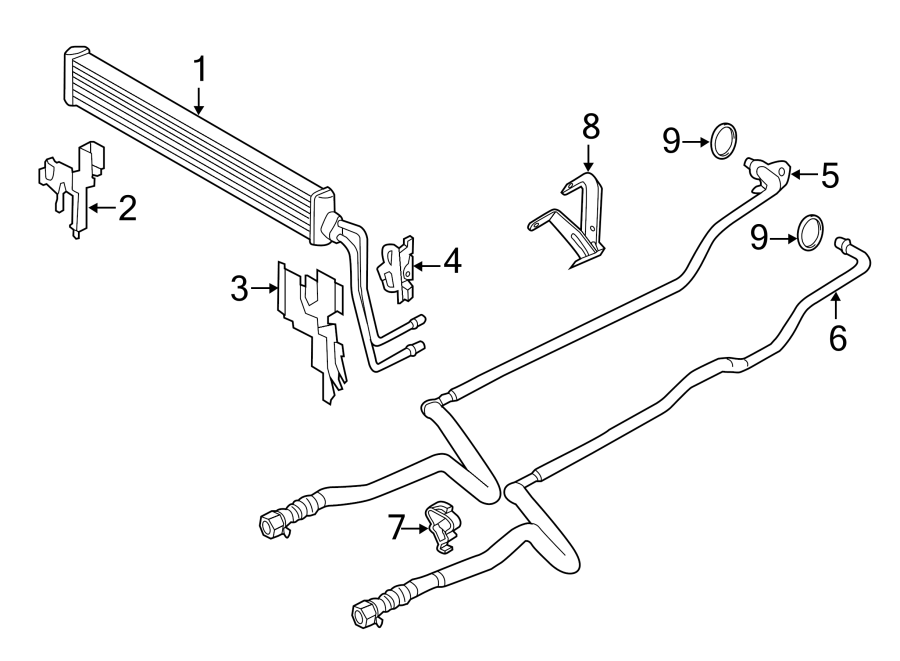 TRANS OIL COOLER.