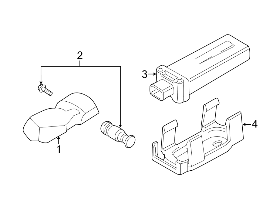 TIRE PRESSURE MONITOR COMPONENTS.