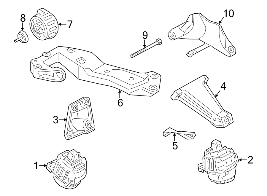 ENGINE & TRANS MOUNTING.