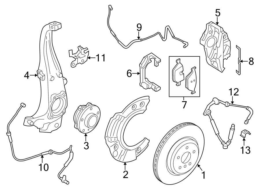 1FRONT SUSPENSION. BRAKE COMPONENTS.https://images.simplepart.com/images/parts/motor/fullsize/1931435.png