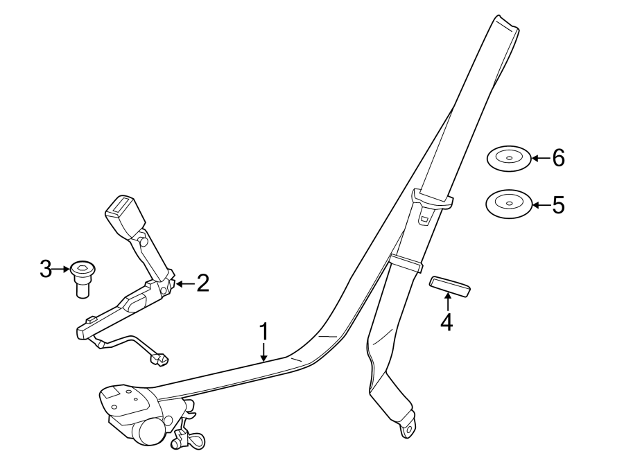 RESTRAINT SYSTEMS. FRONT SEAT BELTS.