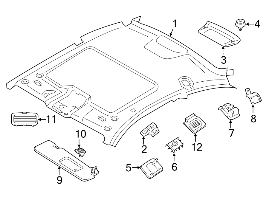 ROOF. INTERIOR TRIM.