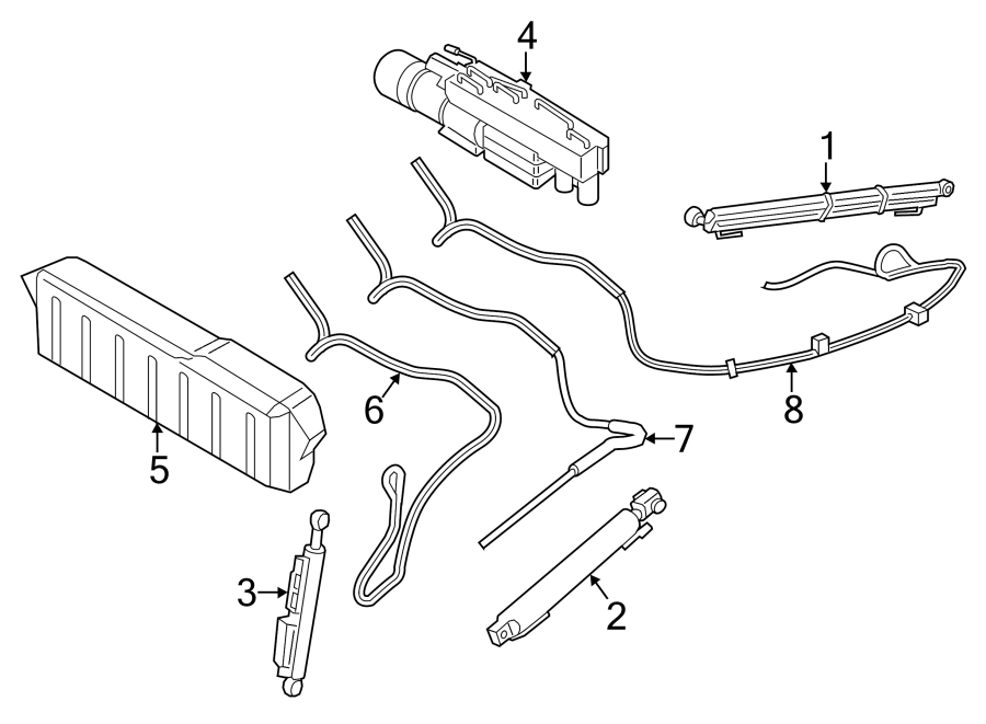 CONVERTIBLE/SOFT TOP. HYDRAULIC COMPONENTS.