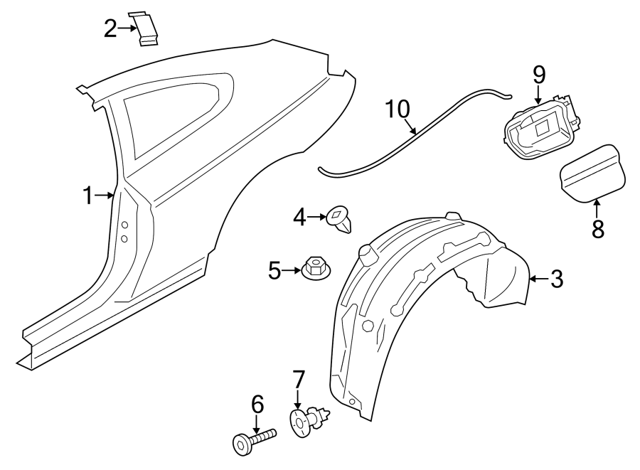 QUARTER PANEL & COMPONENTS.