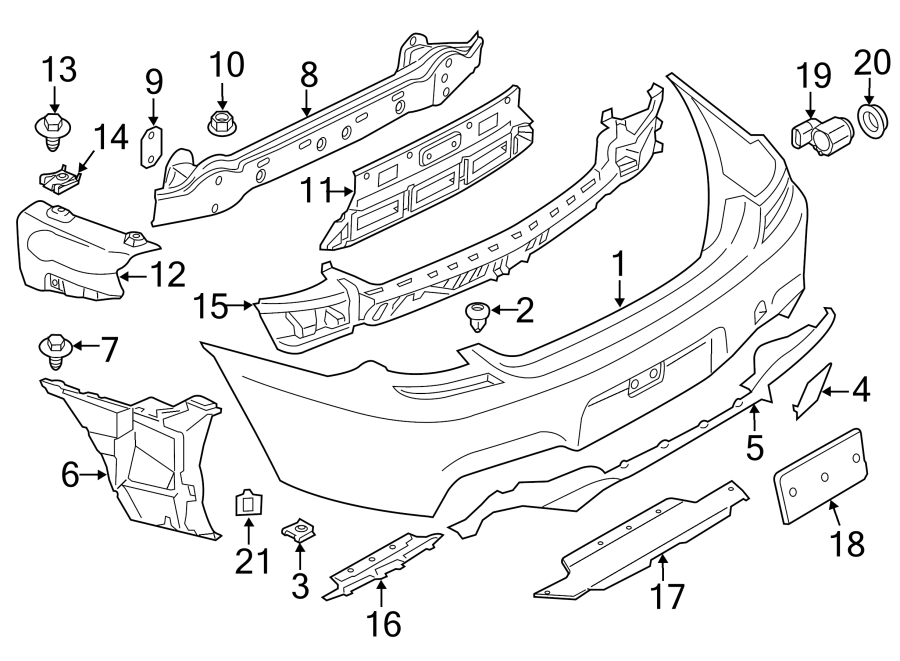 19REAR BUMPER. BUMPER & COMPONENTS.https://images.simplepart.com/images/parts/motor/fullsize/1931885.png