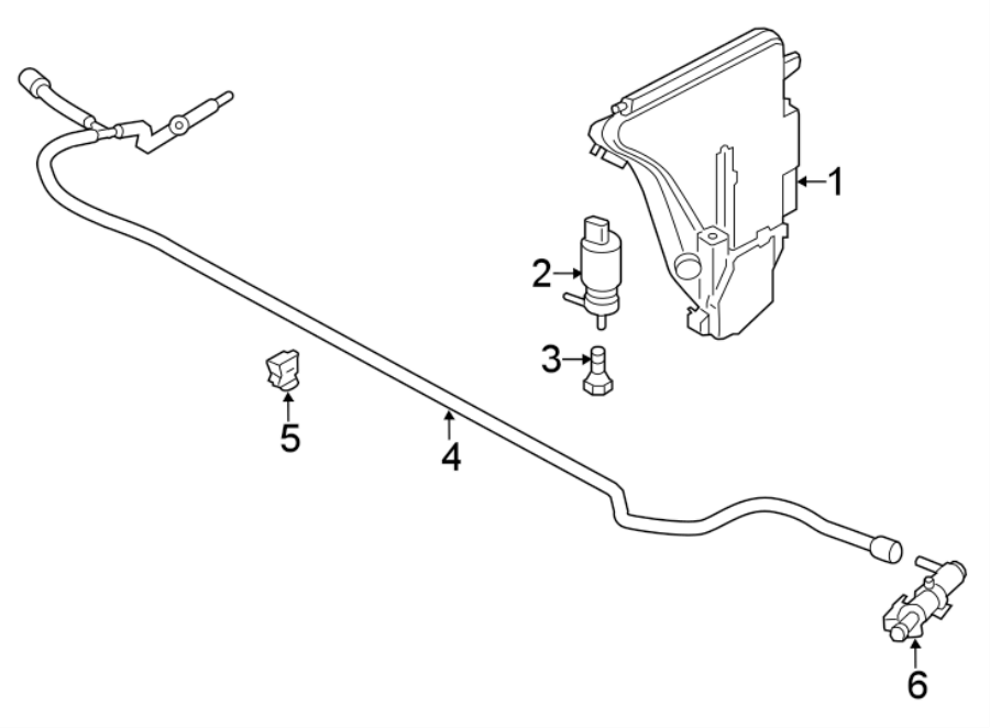 FRONT LAMPS. WASHER COMPONENTS.