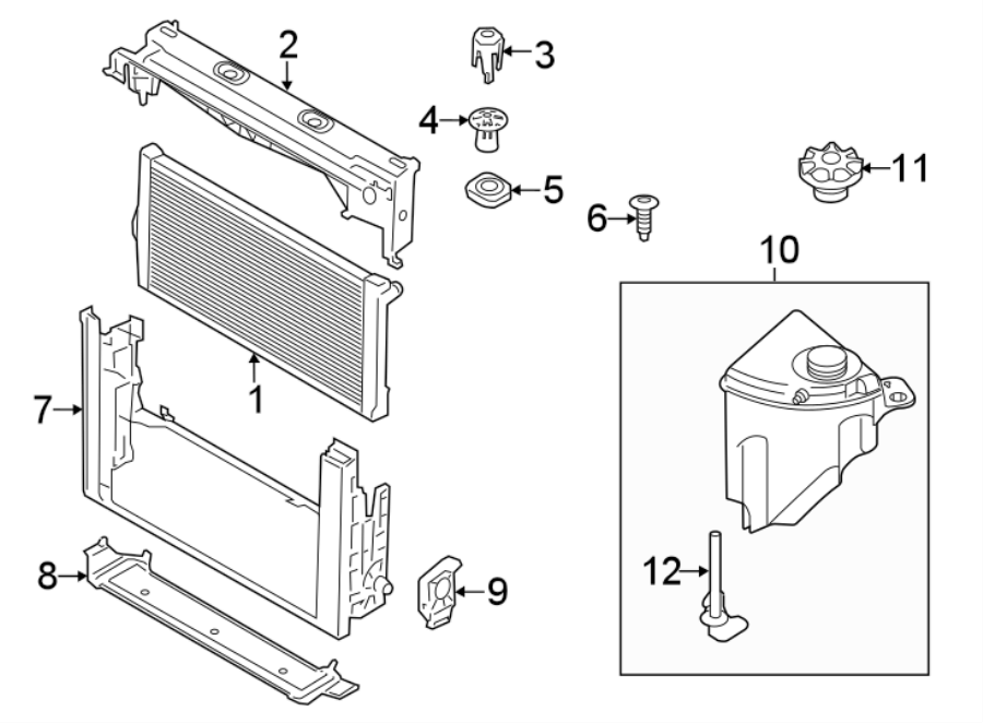 RADIATOR & COMPONENTS.