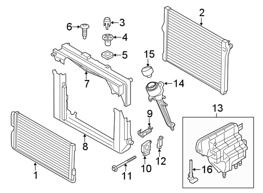 RADIATOR & COMPONENTS.