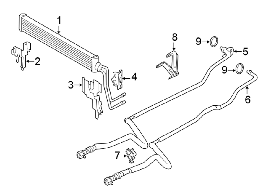 TRANS OIL COOLER.