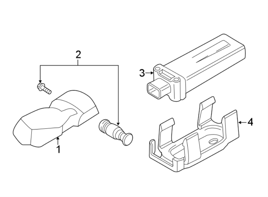 TIRE PRESSURE MONITOR COMPONENTS.