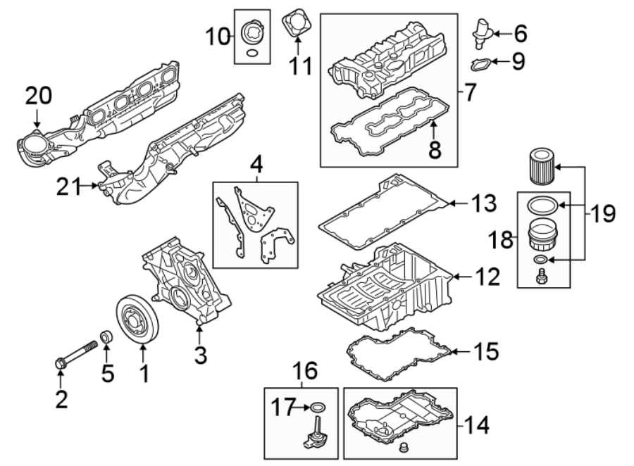 Engine parts.