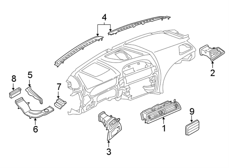 INSTRUMENT PANEL. DUCTS.