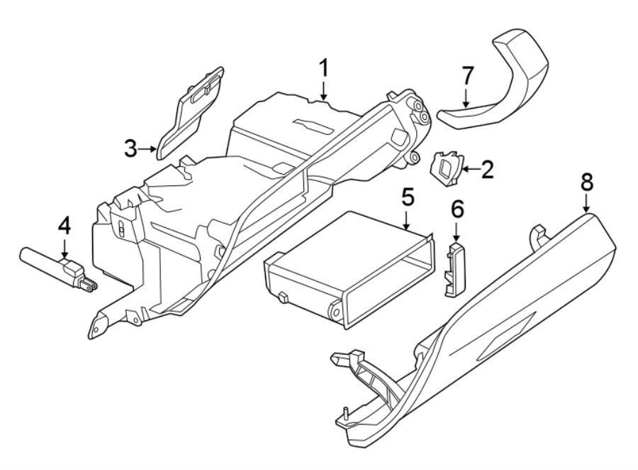 INSTRUMENT PANEL. GLOVE BOX.