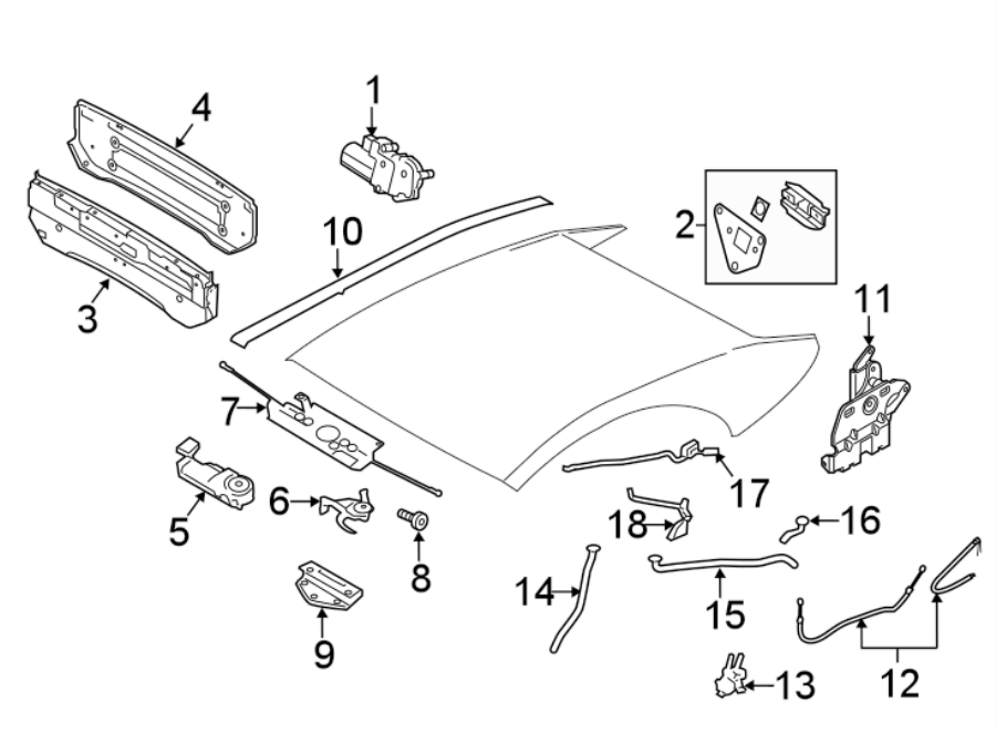 CONVERTIBLE/SOFT TOP. MOTOR & COMPONENTS.