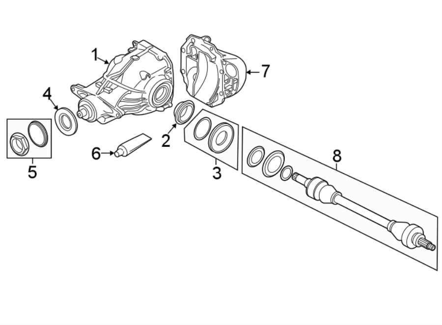 REAR SUSPENSION. AXLE & DIFFERENTIAL.