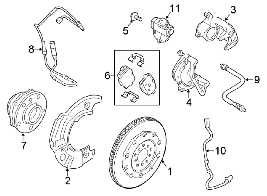 REAR SUSPENSION. BRAKE COMPONENTS.