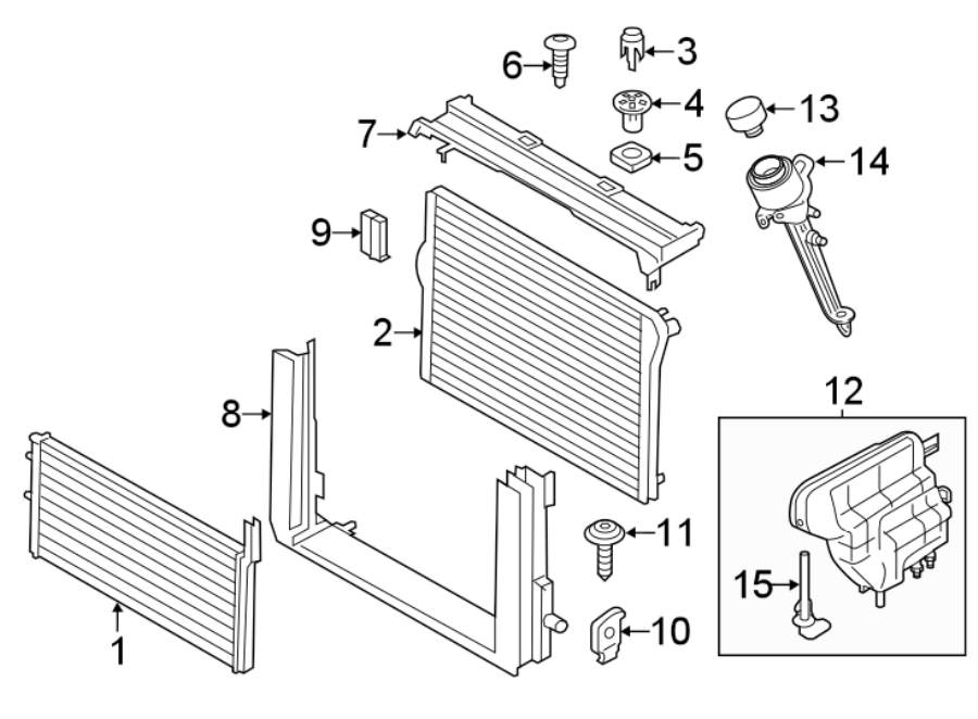 RADIATOR & COMPONENTS.