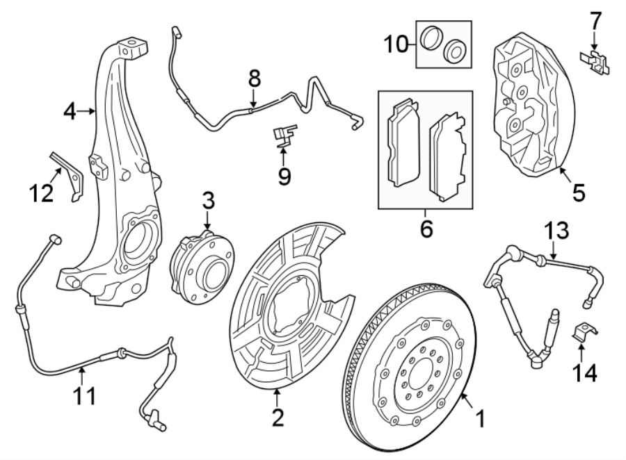 13FRONT SUSPENSION. BRAKE COMPONENTS.https://images.simplepart.com/images/parts/motor/fullsize/1933600.png