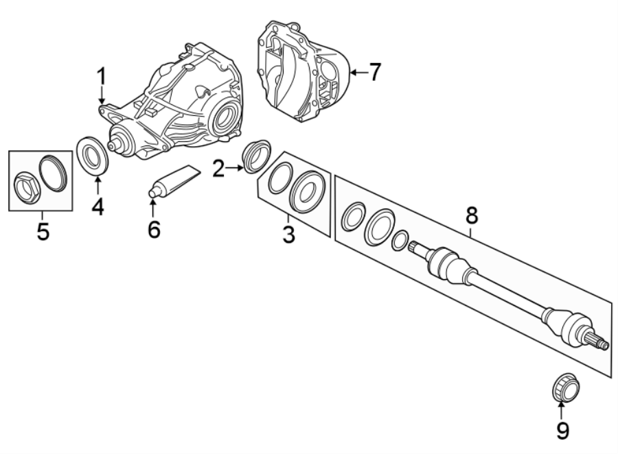 REAR SUSPENSION. AXLE & DIFFERENTIAL.