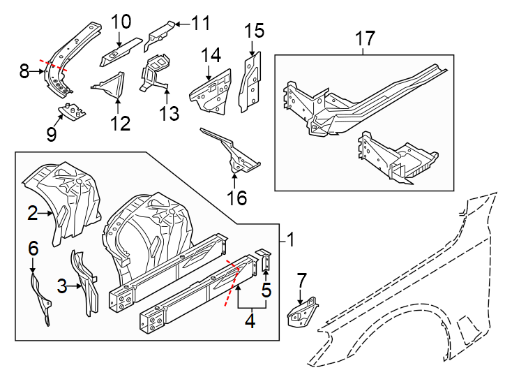 5Fender. Inner structure & rails.https://images.simplepart.com/images/parts/motor/fullsize/1934150.png