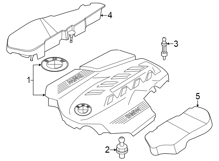 Engine appearance cover.